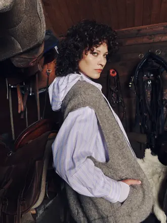 Nathalie Vleeschouwer Gonzola Shirt - Lilac/Blue