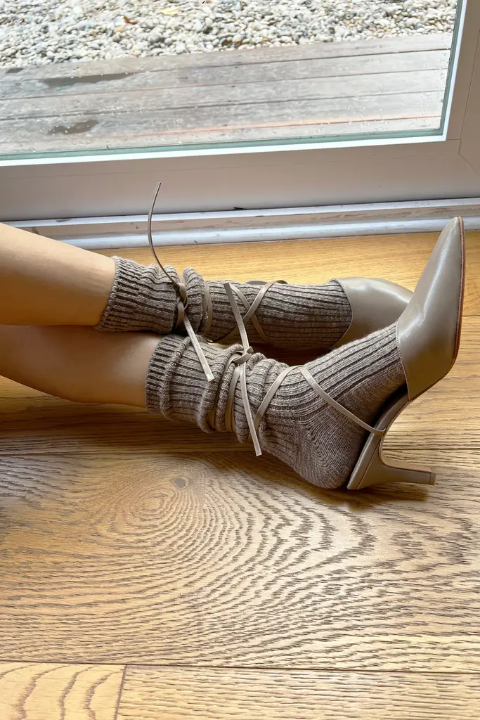 Le Bon Shoppe Cottage Socks - Flax