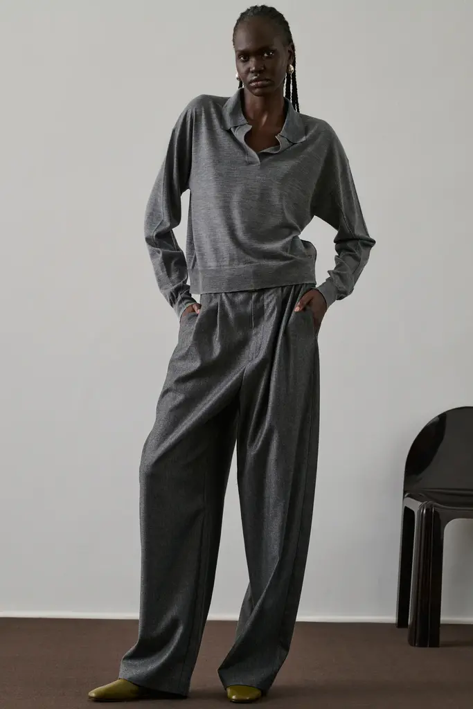 Soeur Fleming polo knit - Gris