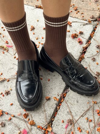 Le Bon Shoppe Boyfriend Socks - Wood