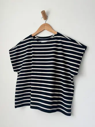 Le Bon Shoppe Manon Tee - White Stripe/Navy