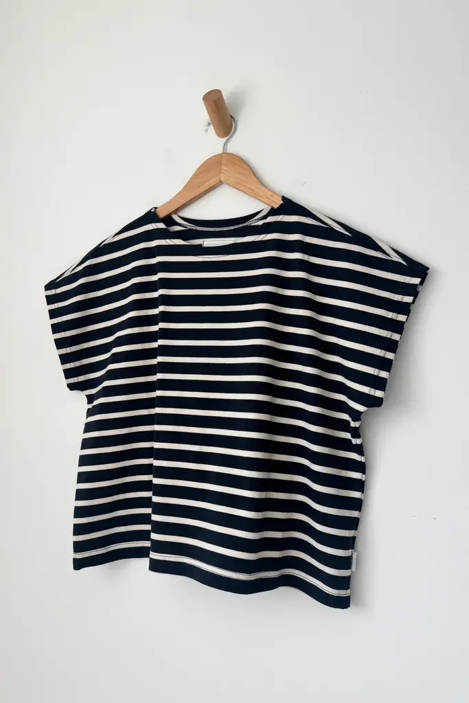 Le Bon Shoppe Manon Tee - White Stripe/Navy