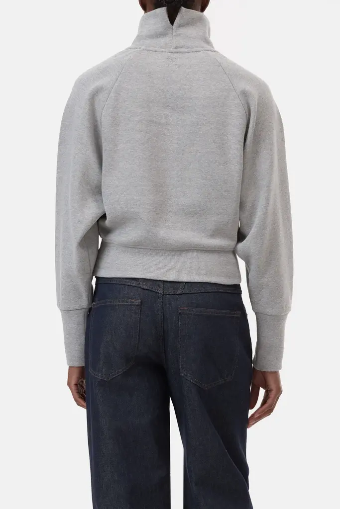 Closed High Neck Sweatshirt - Grey