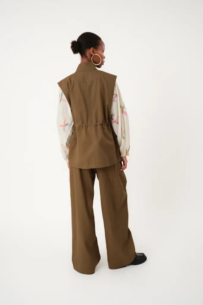 Lolly's Laundry Ami Vest - Dusty Green
