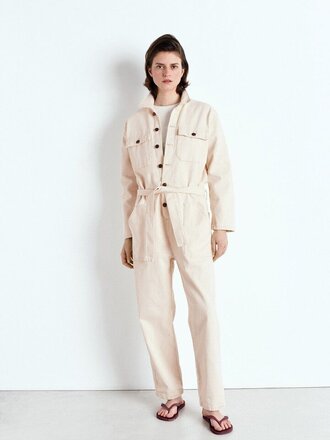 American Vintage Snopdog Jumpsuit - Ecru