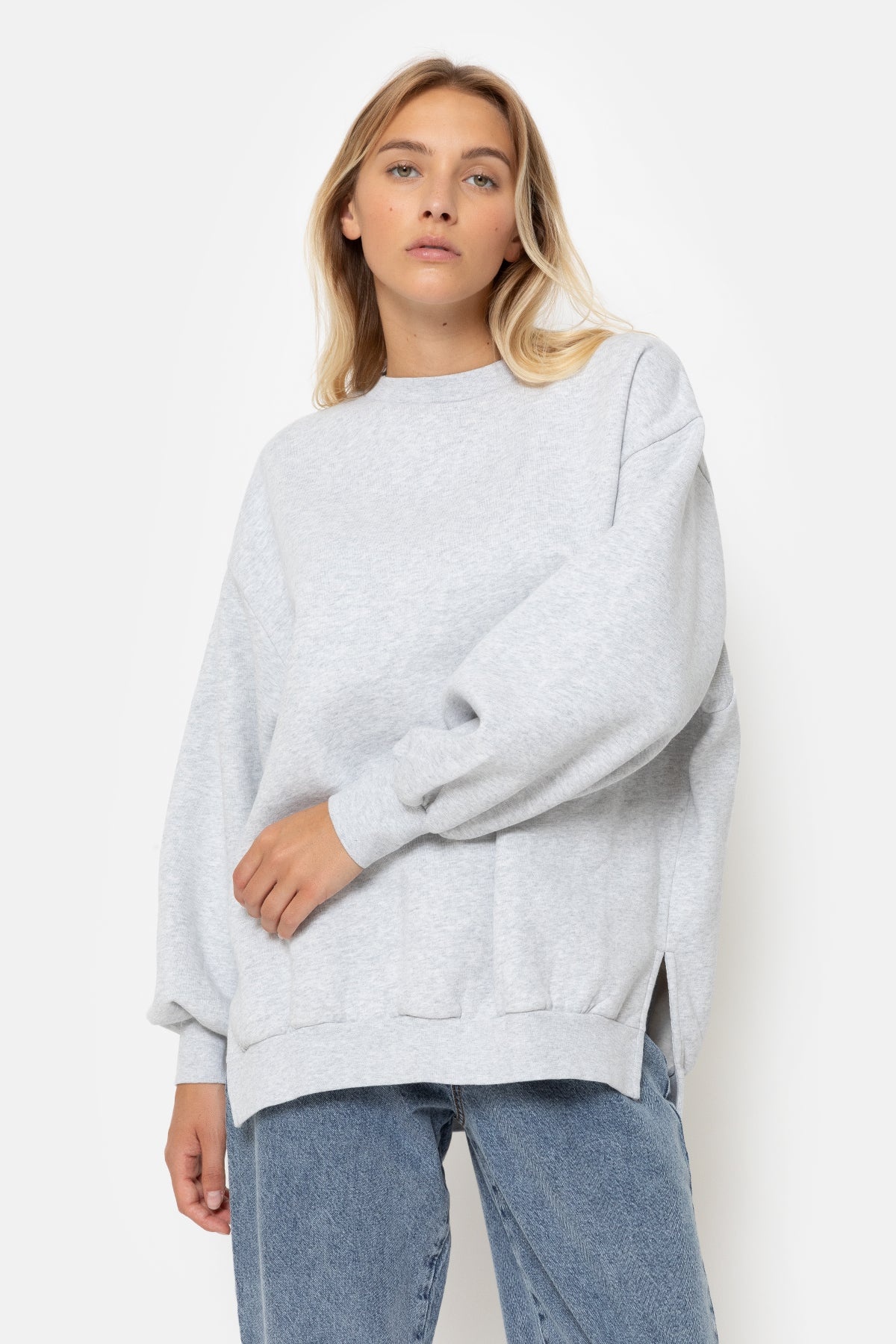 Ulla cotton sweat - Grey - JUULS