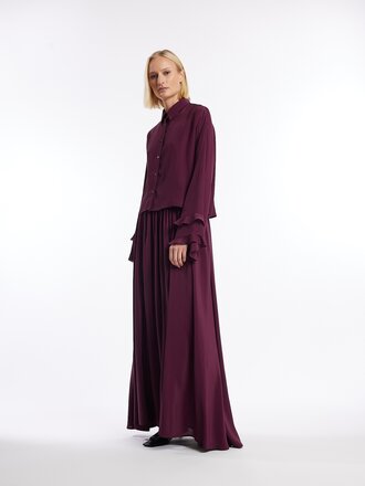 ONE and OTHER Allie Shirt - Burgundy