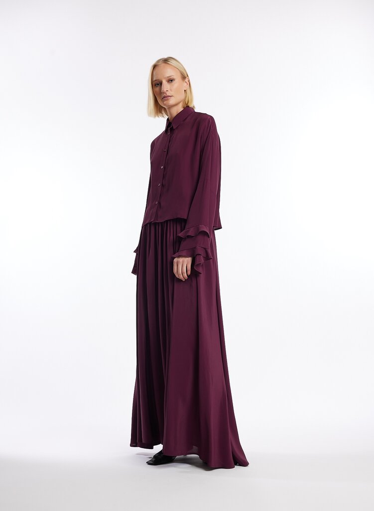ONE and OTHER Allie Skirt - Burgundy