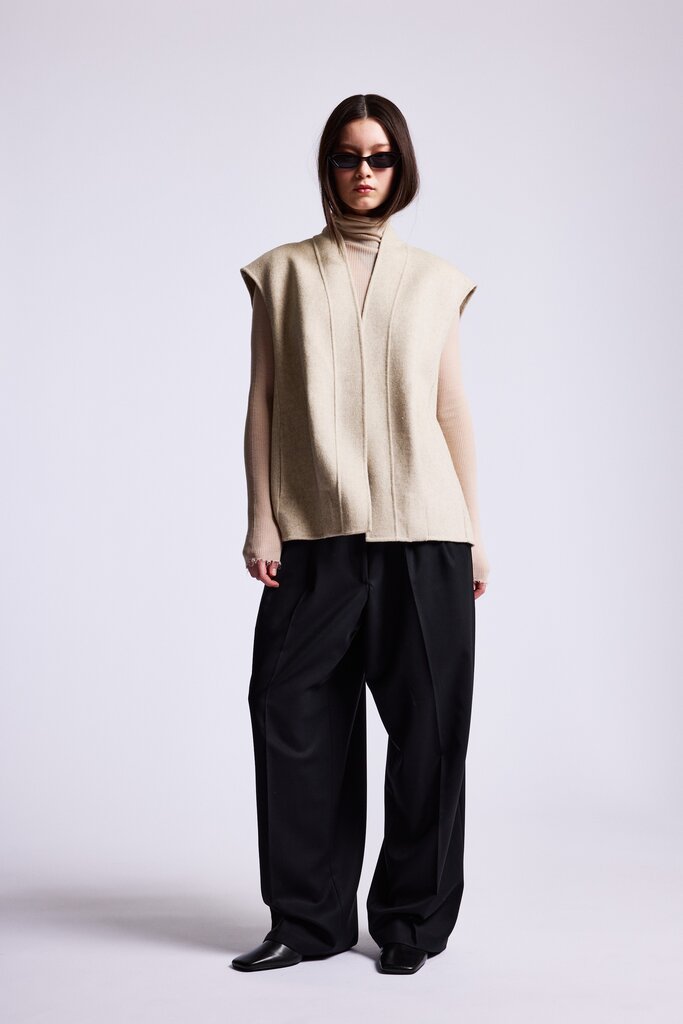 ONE and OTHER Ellie Wool Vest - Eggshell