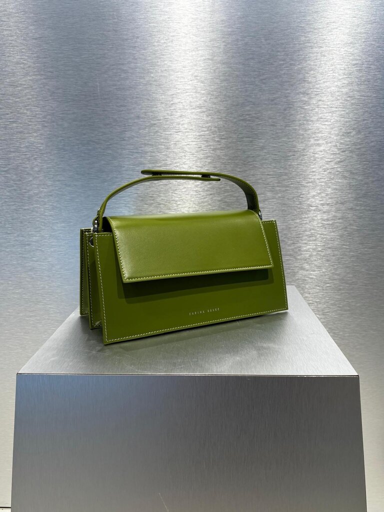 Zarina Rouge Leo Handbag - Matcha