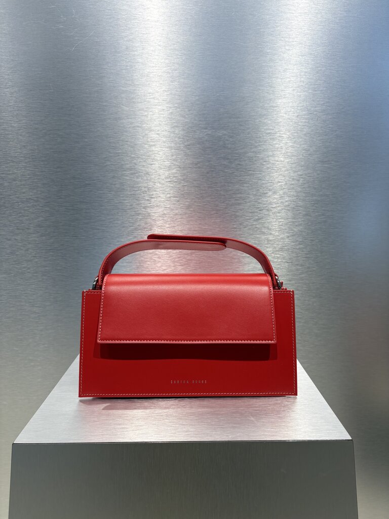 Zarina Rouge Leo Handbag - Lipstick (Red)