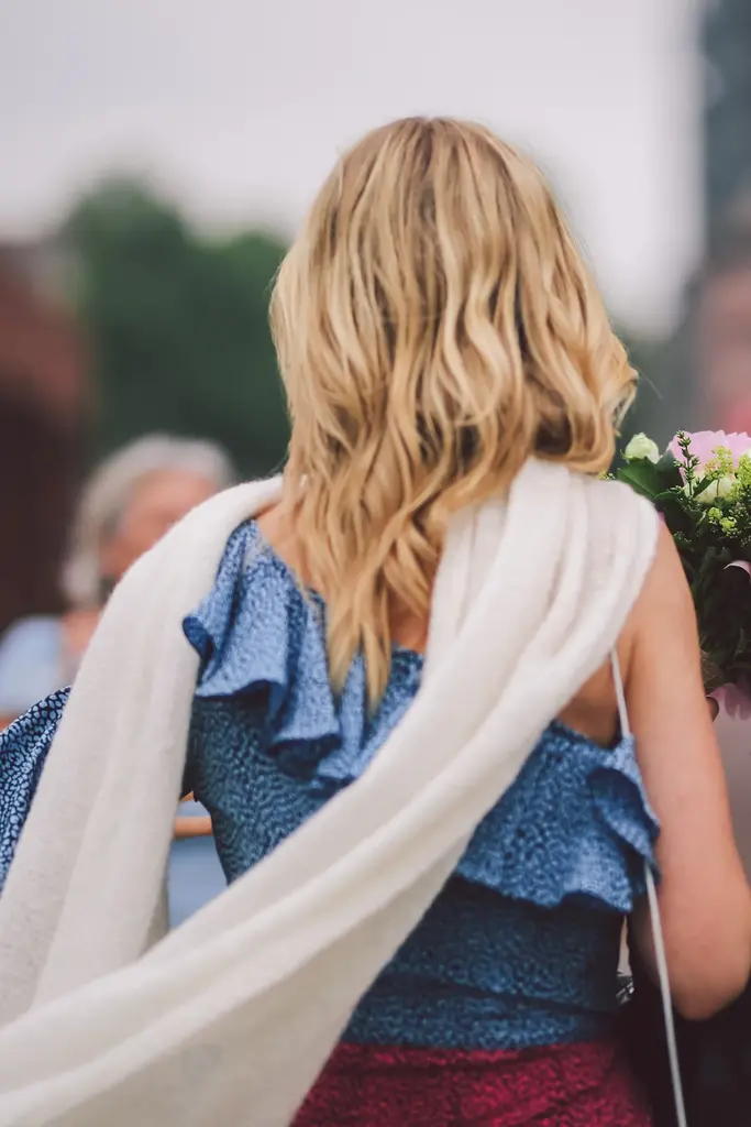 LN Knits Scarf Breezy Betty - White