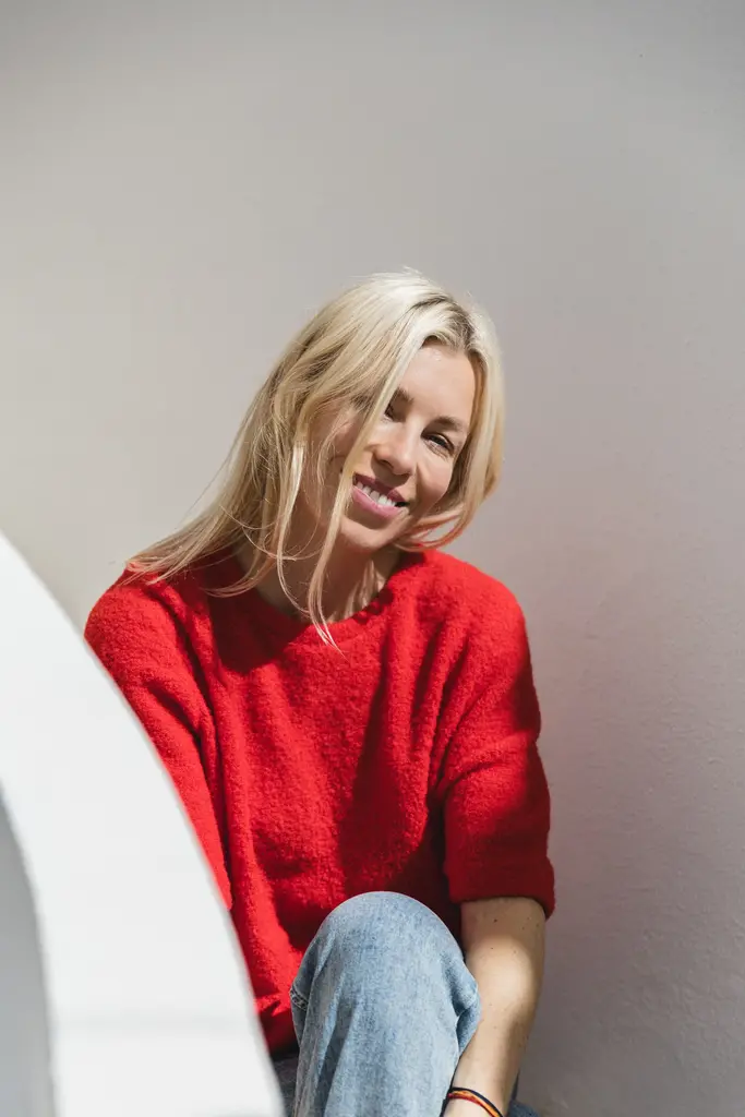 LN Knits Knitted T-shirt - Rooting Red