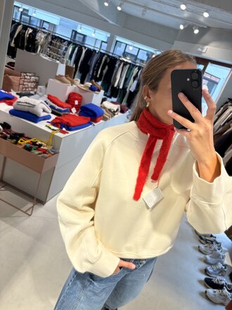 LN Knits Small Scarf - Rooting Red