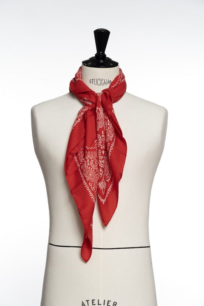 Destin Judy Carre Bandana - Red