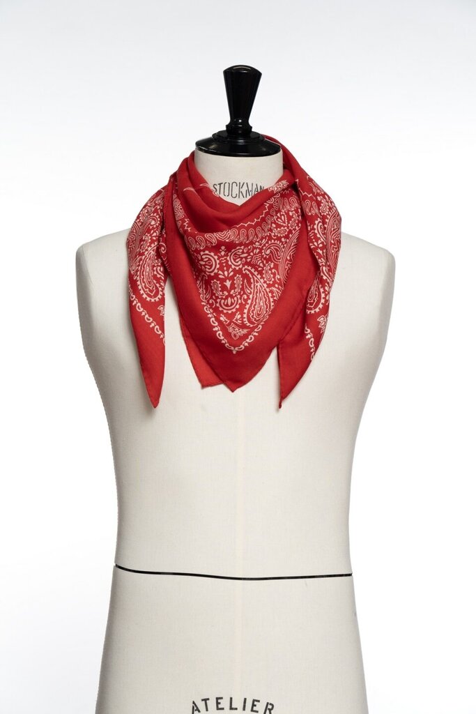 Destin Judy Carre Bandana - Red