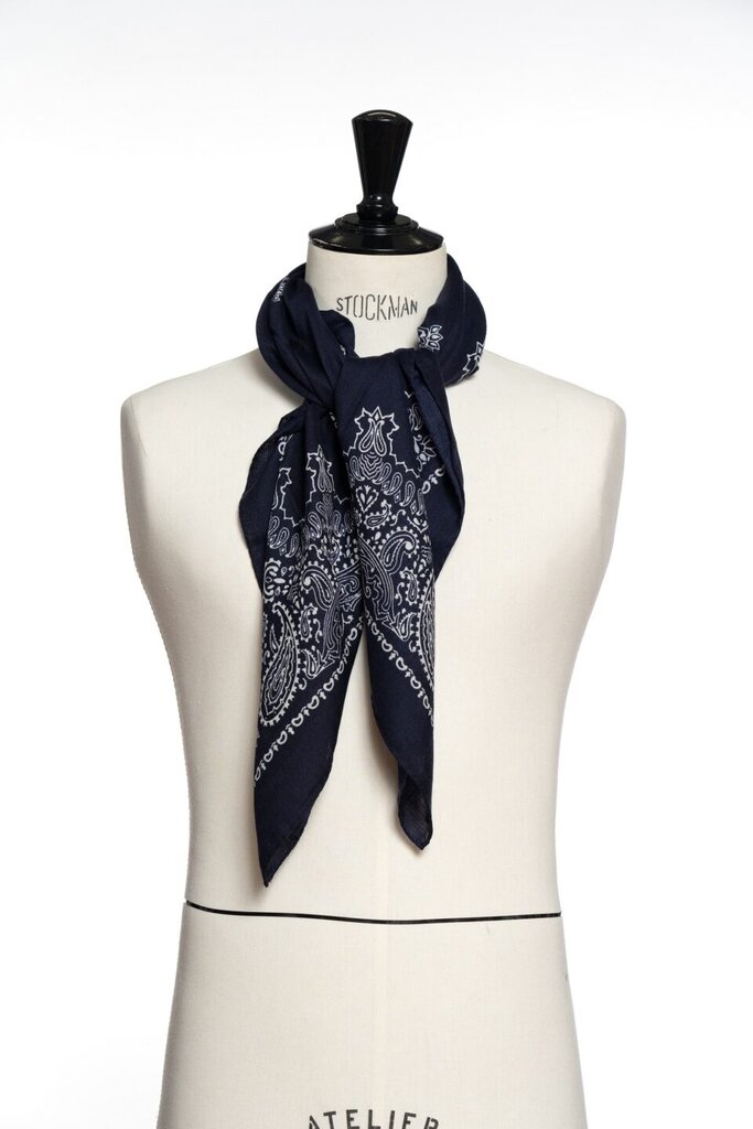 Destin Judy Carre Bandana - Navy