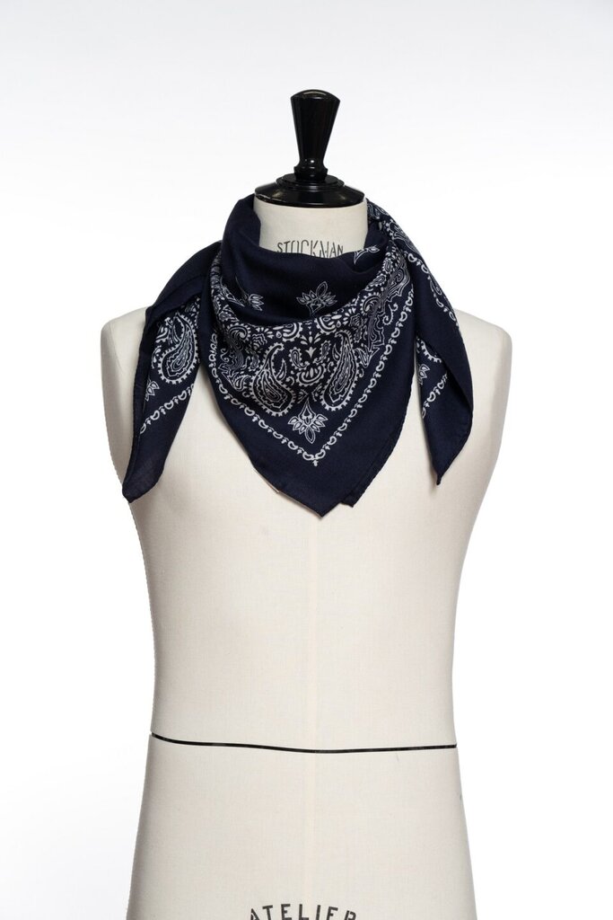 Destin Judy Carre Bandana - Navy