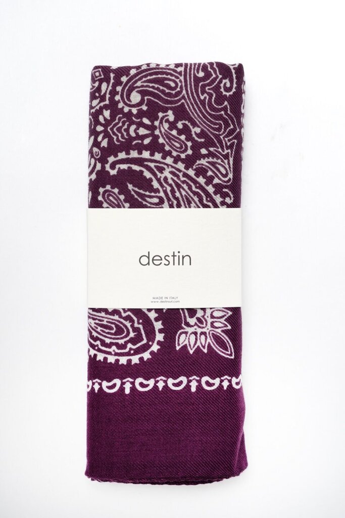 Destin Judy Carre Bandana - Porpora