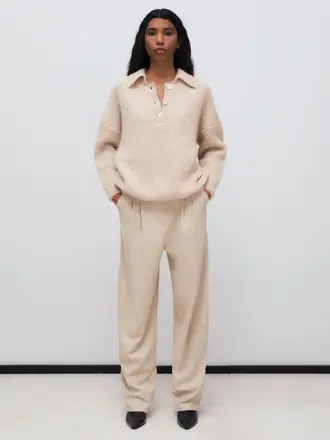 The New Society Dione Pants - Moonlight/Vigore