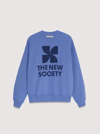 The New Society Logo Sweatshirt - Starlight Blue