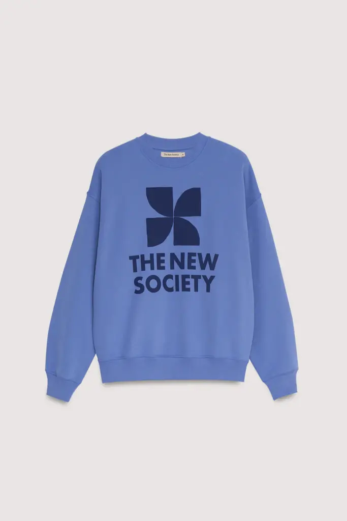 The New Society Logo Sweatshirt - Starlight Blue