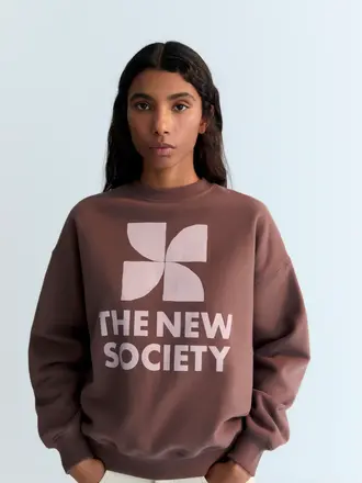 The New Society Logo Sweatshirt - Roast