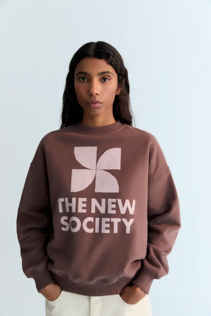The New Society Logo Sweatshirt - Roast