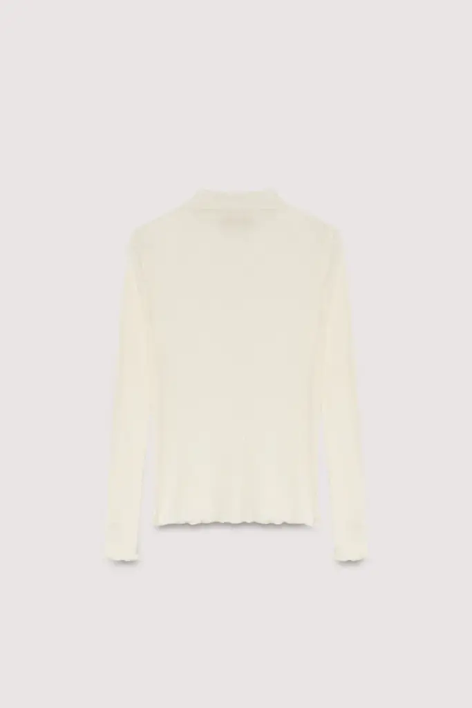 The New Society Enea T-shirt - Moonlight/White