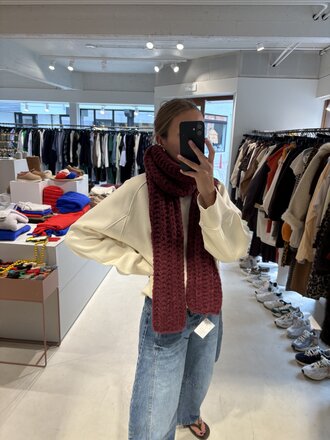 LN Knits Chunky Scarf - Burgundy