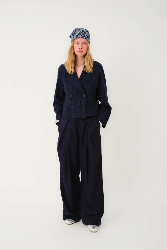 Lollys Laundry Zola Pants - 23 Dark Blue