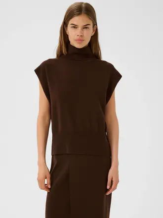 Gestuz Manzi Waistcoat - Deep Burnt Brown