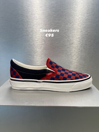 VANS LX Classic Slip-On - Blue Checkerboard