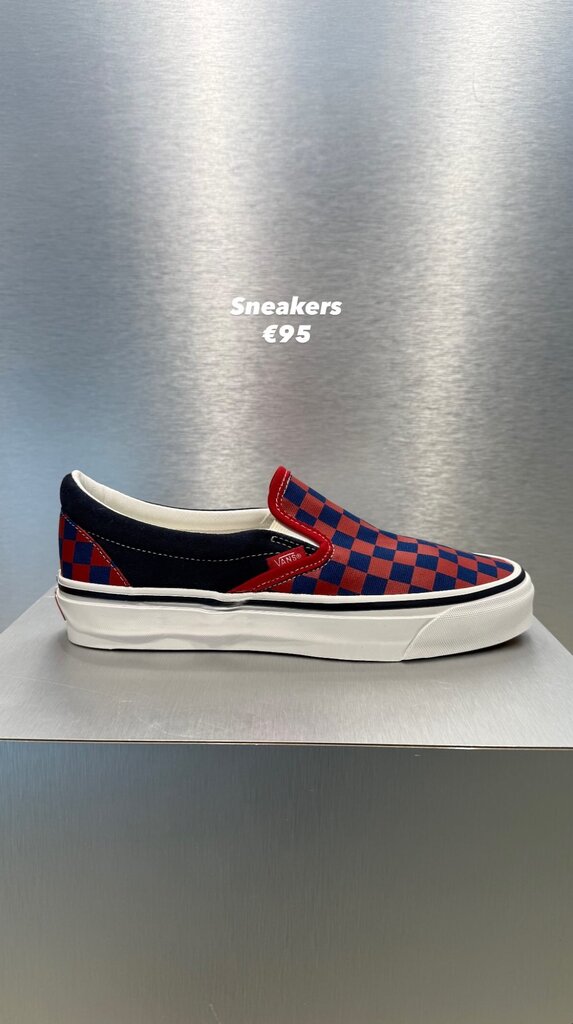 VANS LX Classic Slip-On - Blue Checkerboard