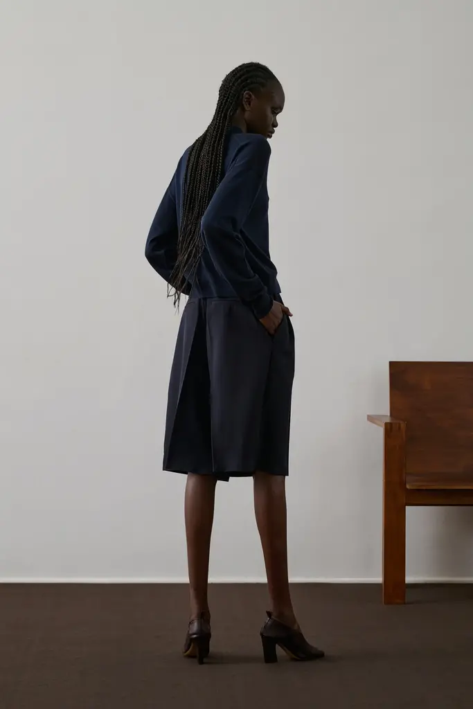 Soeur Fleming polo knit - Navy