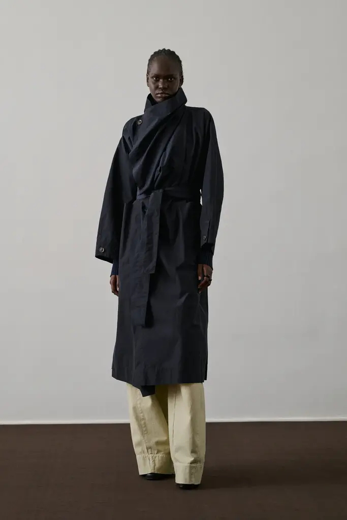 Soeur Albatros Trenchcoat - Deep Navy