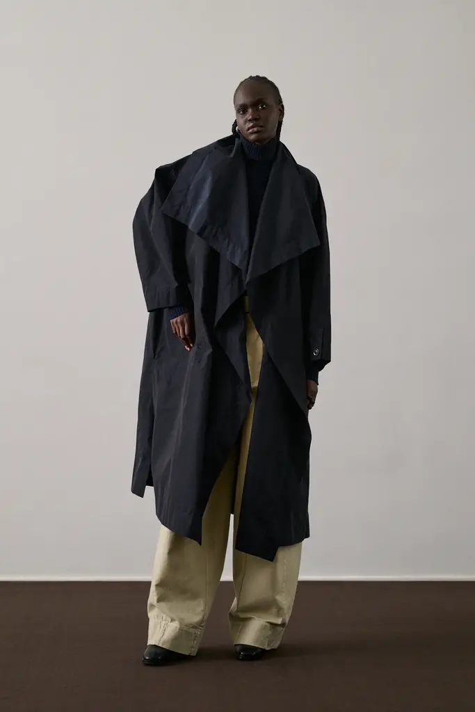Soeur Albatros Trenchcoat - Deep Navy