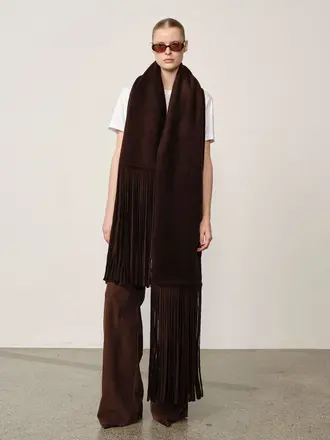 Birgitte Herskind Daniella Wool Scarf - Brown