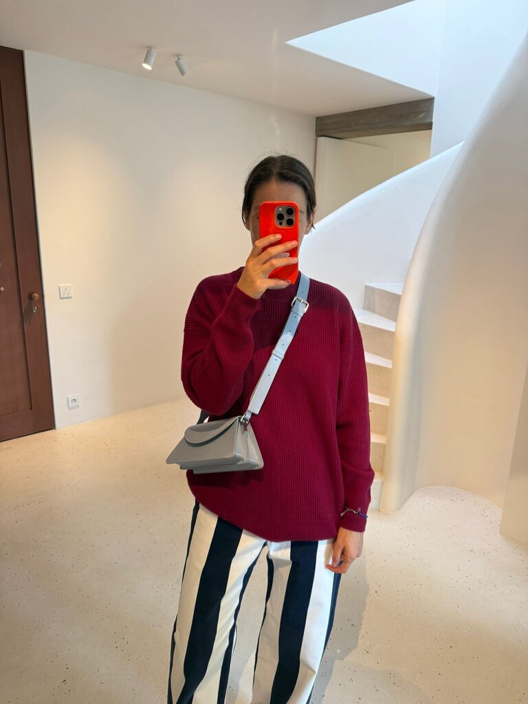 Raff Collective Boyfriend Pull - Burgundy