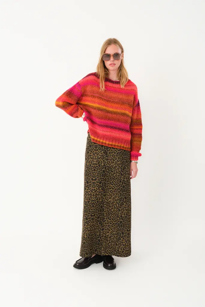 Lolly's Laundry Luna Maxi Skirt - Leopard Print