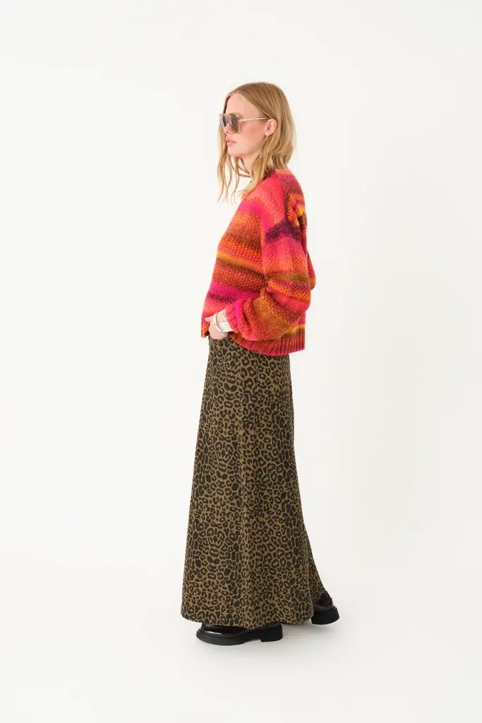 Lolly's Laundry Luna Maxi Skirt - Leopard Print