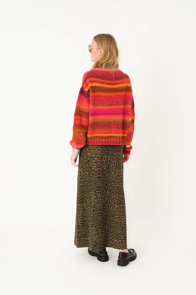 Lolly's Laundry Luna Maxi Skirt - Leopard Print