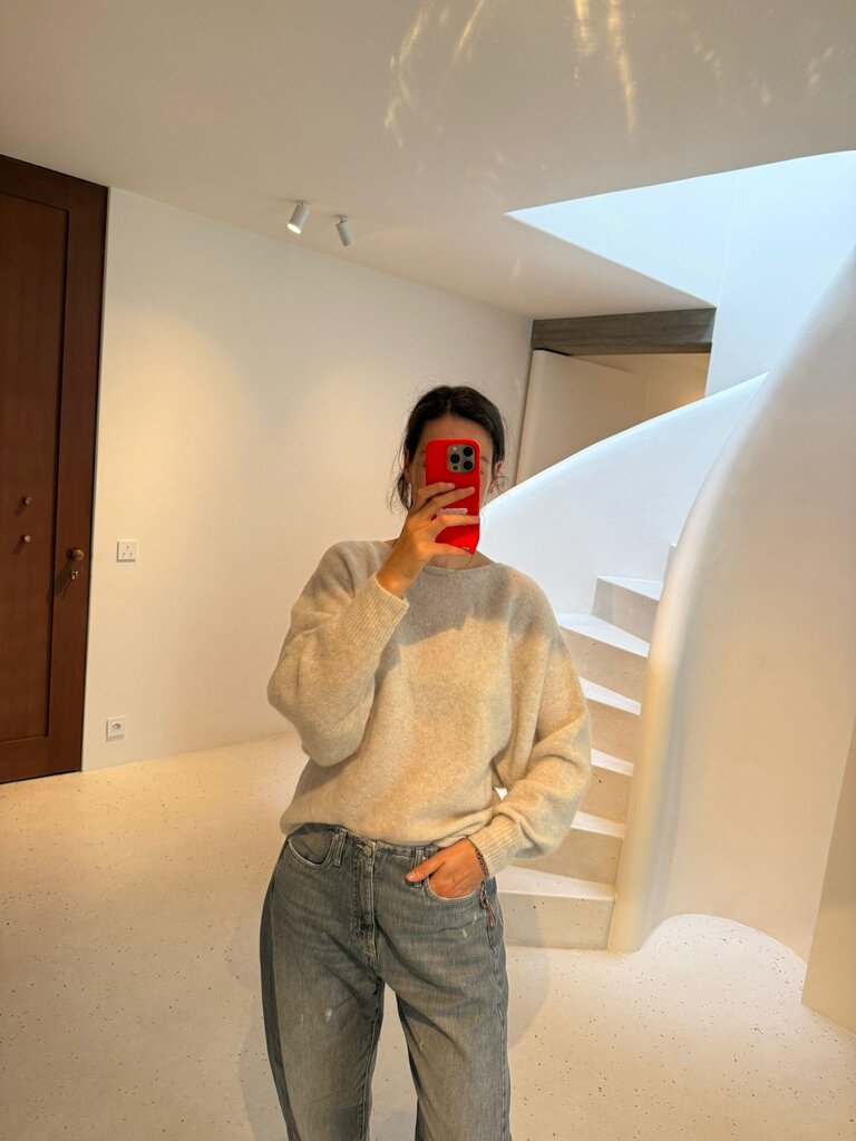 No Man's Land Knitted Sweater - Salt