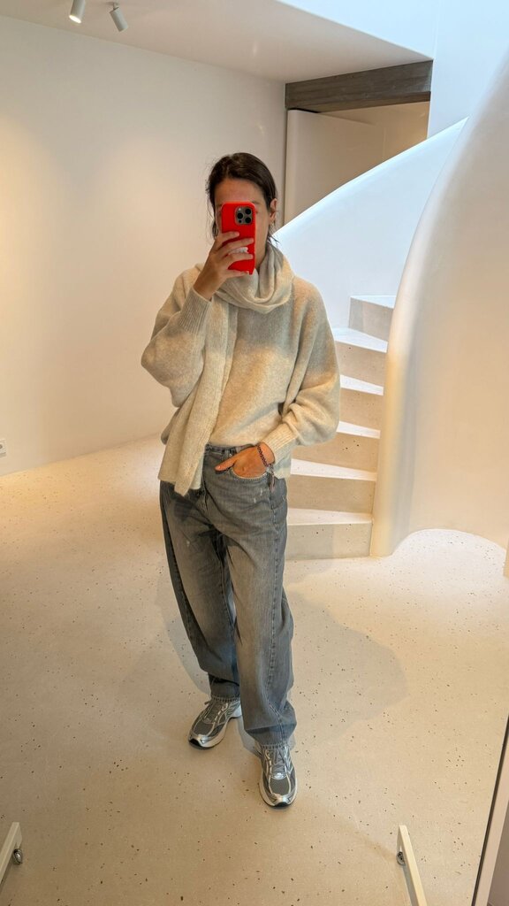 No Man's Land Knitted Sweater - Salt