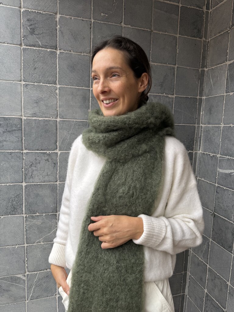 Hinterveld Snuggle Scarf - Moss