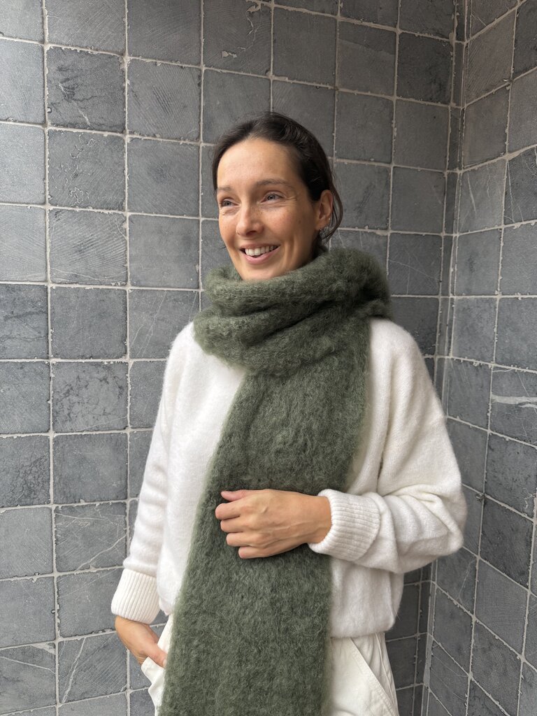 Hinterveld Snuggle Scarf - Moss