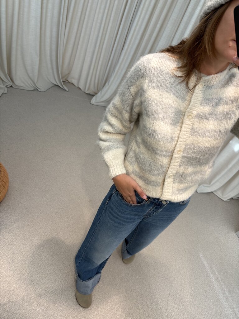 INTI Marlen Vest - Ecru/Silver