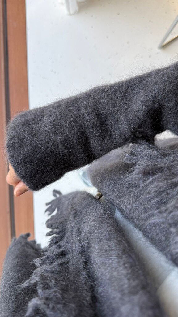 No Man's Land Knitted Cardigan - Smoke