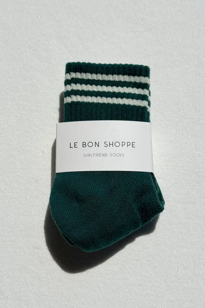 Le Bon Shoppe Girlfriend socks - Hunter green