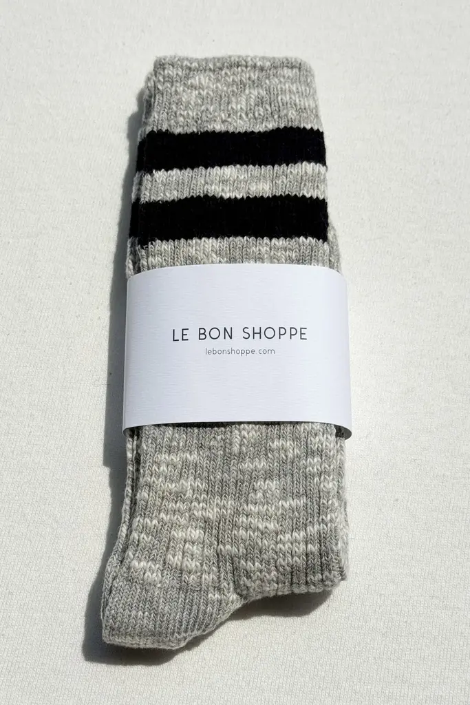 Le Bon Shoppe Cottage Varsity Socks - Ht Grey
